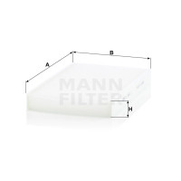 Фильтр салона MANN-FILTER CU 2940